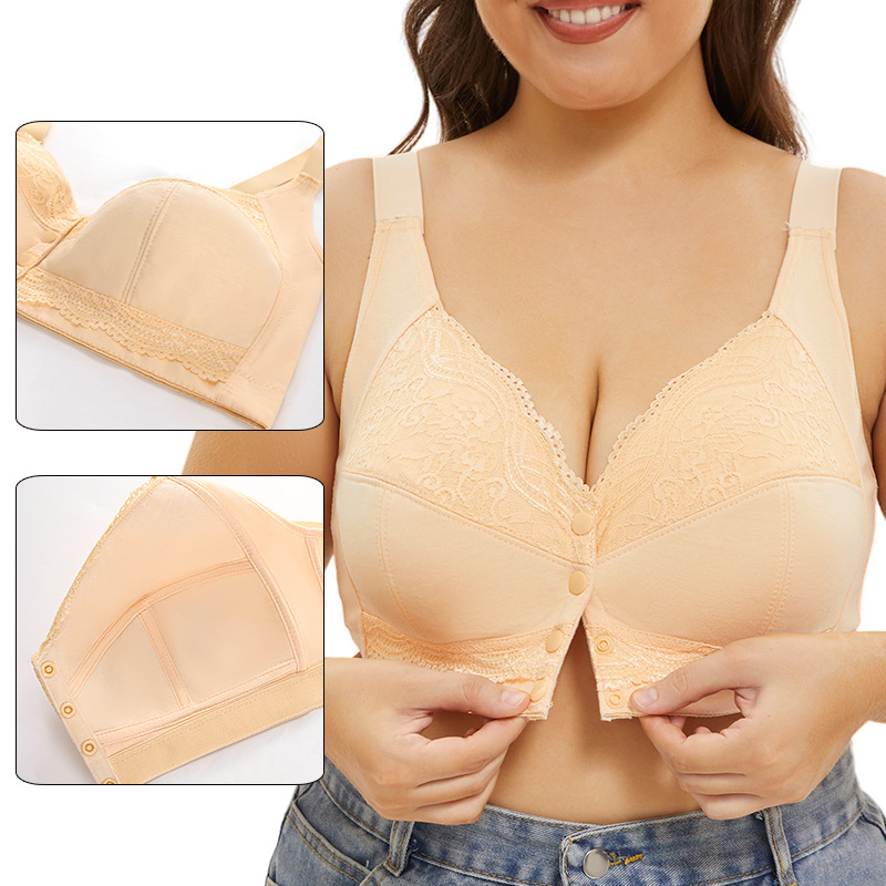 A-G カップ女性プラスサイズのブラジャーフロント閉鎖プッシ - Lace Bralette Set のレビューと価格