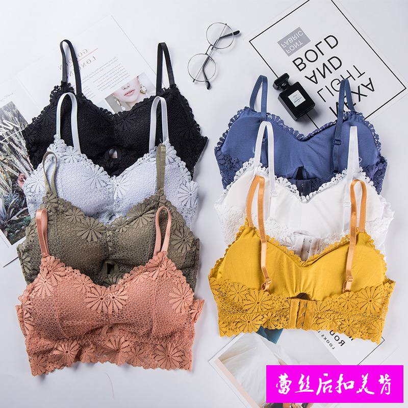セクシーな3Dレースのランジェリー,シームレスなスポーツブラ - Lace Bralette Set のレビューと価格