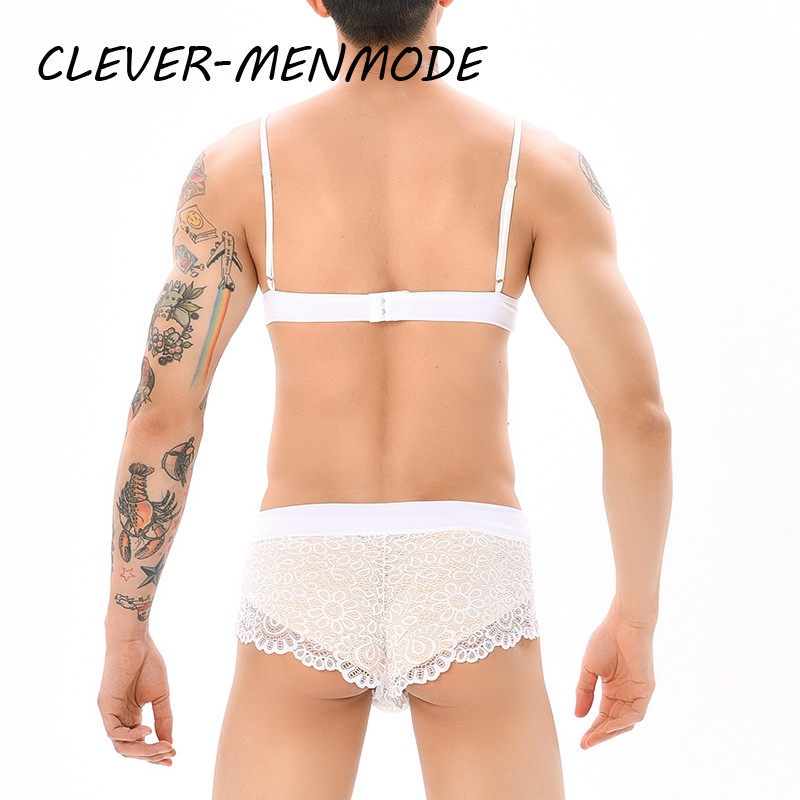 男性用セクシーなクロスドレッシングエロティックなシシーランジ - Sheer Mesh Bra のレビューと価格